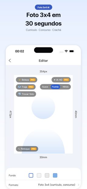 Foto 3x4 Maker – screenshot 1